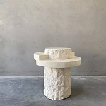 Дизайнерский журнальный стол цилиндрической формы фактурный Mylepen варинант исполнения - 1 | Loft Concept в Красноярске