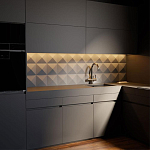 Гипсовая 3D панель с принтографией PM-104 варинант исполнения - 2 | Loft Concept в Красноярске