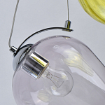 Люстра каскадная с 5-ю разноцветными стеклянными плафонами Kaleido варинант исполнения - 9 | Loft Concept в Красноярске