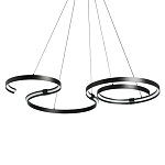 Люстра подвесная светодиодная в виде волнообразной ленты Ribbon Vortex варинант исполнения - 1 | Loft Concept в Красноярске