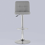 Барный стул с сиденьем серого цвета Honory варинант исполнения - 3 | Loft Concept в Красноярске