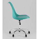 Офисный стул на металлическом основании EGGERY Blue пластик варинант исполнения - 4 | Loft Concept в Красноярске