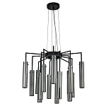 Люстра со стеклянными цилиндрическими плафонами Luminous Cylinders Smoky варинант исполнения - 2 | Loft Concept в Красноярске