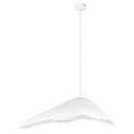 Подвесной светильник с асимметричным волнообразным абажуром и фактурной бахромой по краю Tactile Line варинант исполнения - 8 | Loft Concept в Красноярске