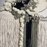 Панно ручная работа Черно-Белый Природный Орнамент  варинант исполнения - 2 | Loft Concept в Красноярске