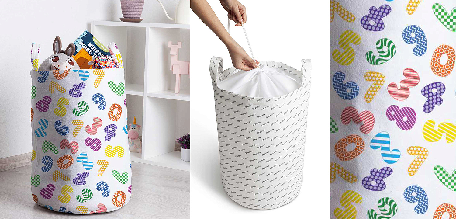 Корзина Colored Numbers Basket Корзина Colored Numbers Basket - Loft-Concept в Красноярске