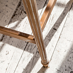 Барный стул из массива бука светло-зеленый с растительным орнаментом Raffael Angel Green Bar stool варинант исполнения - 5 | Loft Concept в Красноярске