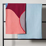 Плед из хлопка с абстрактным принтом Elysian Flow Ember варинант исполнения - 6 | Loft Concept в Красноярске