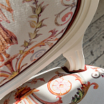 Стул из массива бука бежевый с растительным орнаментом Raffael Angel Beige Chair варинант исполнения - 3 | Loft Concept в Красноярске