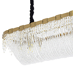 Люстра с хрустальными подвесками Riche Crystal Metal Chandelier 12 варинант исполнения - 3 | Loft Concept в Красноярске