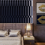 Гипсовая 3D Панель CRYSTAL SYMPHONY B варинант исполнения - 1 | Loft Concept в Красноярске