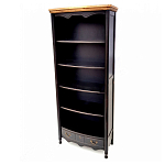 Стеллаж книжный из массива березы с 5-ю полками Vintage варинант исполнения - 1 | Loft Concept в Красноярске