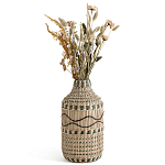 Ваза декоративная из натурального плетеного бамбука Bamboo Decor 35 варинант исполнения - 1 | Loft Concept в Красноярске