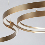 Люстра подвесная светодиодная в виде волнообразной ленты Ribbon Vortex варинант исполнения - 18 | Loft Concept в Красноярске