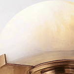 Бра с 2-мя мраморными плафонами на латунном корпусе Light Warm Light варинант исполнения - 2 | Loft Concept в Красноярске