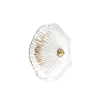 Бра в форме прозрачного стеклянного цветка с рельефной текстурой Textured Glass варинант исполнения - 7 | Loft Concept в Красноярске