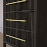 Комод Primo с 3 выдвижными ящиками Темный орех варинант исполнения - 3 | Loft Concept в Красноярске