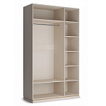 Шкаф трёхстворчатый платяной Satin Furniture варинант исполнения - 2 | Loft Concept в Красноярске