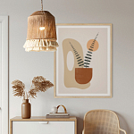 Люстра круглая плетеная с кисточками Small Solar Glow варинант исполнения - 1 | Loft Concept в Красноярске