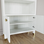 Книжный Стеллаж Elsa Dreams White с задней стенкой варинант исполнения - 3 | Loft Concept в Красноярске