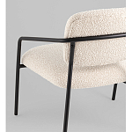 Кресло лаунж Rooney букле белый варинант исполнения - 3 | Loft Concept в Красноярске