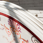 Кресло из массива бука бежевое с растительным орнаментом Raffael Beige Floral Armchair варинант исполнения - 5 | Loft Concept в Красноярске