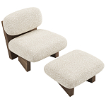 Кресло с оттоманкой Hawaii варинант исполнения - 2 | Loft Concept в Красноярске