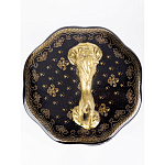 Шкатулка черного цвета с крышкой с фигуркой льва Eden Garden варинант исполнения - 5 | Loft Concept в Красноярске