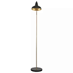 Торшер с плафоном в форме купола в сочетании черного и золотистого цвета Minimalist Execution варинант исполнения - 3 | Loft Concept в Красноярске