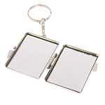 Зеркало брелок складное двухстороннее из натурального камня Малахит Stone Mirrors варинант исполнения - 3 | Loft Concept в Красноярске