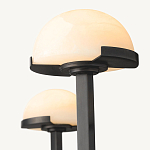 Люстрас 6-ю мраморными плафонами в форме купола Light Warm Light варинант исполнения - 1 | Loft Concept в Красноярске