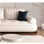 Диван кожаный с каркасом из массива дерева Furniture Medieval варинант исполнения - 4 | Loft Concept в Красноярске