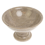 Конфетница из бежевого мрамора Stone Candy Bowl варинант исполнения - 2 | Loft Concept в Красноярске