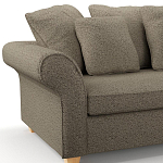 Мебельная ткань Шенилл коричневый цвет 138 см T4-28 варинант исполнения - 4 | Loft Concept в Красноярске