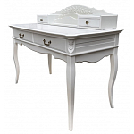 Стол-бюро белого цвета из массива бука с 4-мя ящиками White Provence варинант исполнения - 2 | Loft Concept в Красноярске