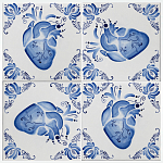 Плитка с узором Мое сердце варинант исполнения - 1 | Loft Concept в Красноярске