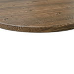 Стол журнальный c коричневой круглой столешницей на трех металлических ножках Charm Coffee Table варинант исполнения - 4 | Loft Concept в Красноярске