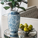 Ваза с синим цветочным орнаментом Blue & White Ornament  варинант исполнения - 4 | Loft Concept в Красноярске