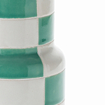 Ваза из фаянса Brighter than the Stars с шахматным принтом бирюзового цвета  варинант исполнения - 2 | Loft Concept в Красноярске