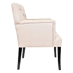 Кресло Addison Chic Armchair beige flax варинант исполнения - 1 | Loft Concept в Красноярске