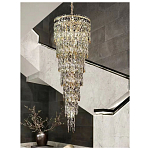 Люстра многоярусная каскадная с хрустальными подвесками Roul Crystal Light варинант исполнения - 10 | Loft Concept в Красноярске