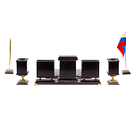 Настольный письменный набор из нефрита на ножках Executive Recruitment варинант исполнения - 5 | Loft Concept в Красноярске