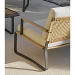 Дизайнерское уличное кресло на металлическом каркасе PHOENIX Armchair варинант исполнения - 6 | Loft Concept в Красноярске