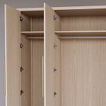 Большой Шкаф Primo Светлый дуб с 3 дверьми и 3 выдвижными ящиками варинант исполнения - 5 | Loft Concept в Красноярске