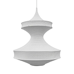 Подвесной вязаный белый светильник «Моника» варинант исполнения - 1 | Loft Concept в Красноярске
