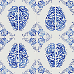 Плитка с узором Мозг варинант исполнения - 1 | Loft Concept в Красноярске