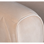 Кресло велюровое бежевое Cubic Silhouette варинант исполнения - 3 | Loft Concept в Красноярске