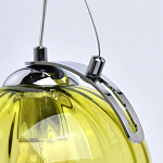 Люстра каскадная с 5-ю разноцветными стеклянными плафонами Kaleido варинант исполнения - 8 | Loft Concept в Красноярске