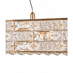 Люстра волнистой формы с текстурной огранкой Reflection of Reality варинант исполнения - 4 | Loft Concept в Красноярске