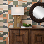 Настольная лампа с прямоугольным белым абажуром Skillful Face варинант исполнения - 6 | Loft Concept в Красноярске